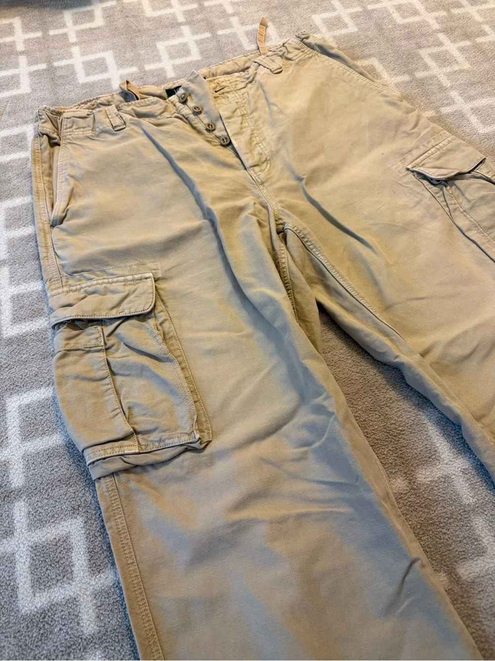 J. Crew Men's Linen Cargo Pants